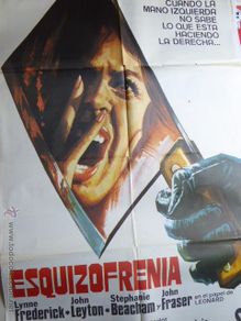 Cinéma: CARTEL DE CINE- MOVIE POSTER. ESQUIZOFRENIA. 70X100 CM